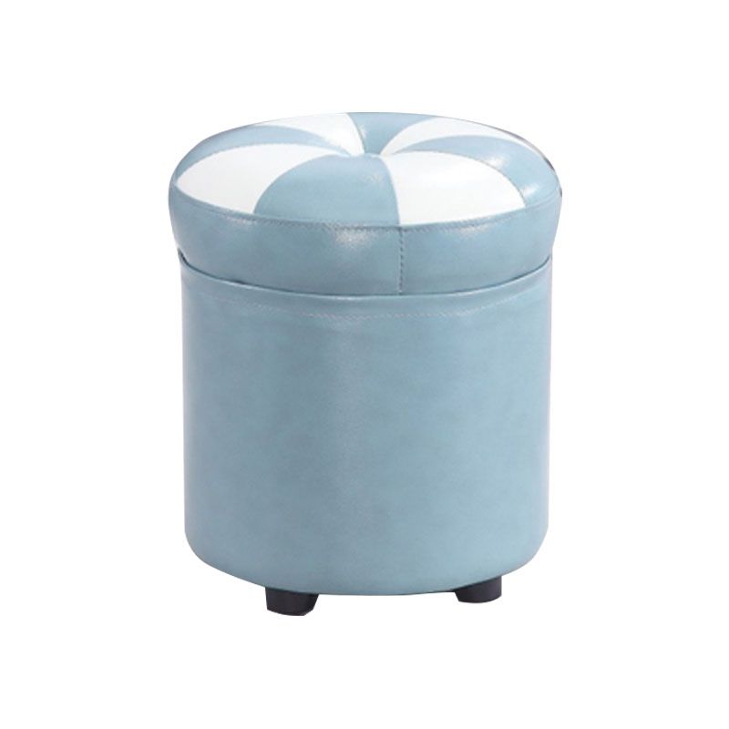 Wine Red Round Pouf Leather Color Piece Pouf for Drawing Room Clearhalo 'furn' 'furn_ottomans_poufs' 'Furniture' 'Living Room Furniture' 'Ottomans & Poufs' 'ottomans_poufs' 1200x1200_d19ec254-21e7-46fc-bfa2-065b9066f655