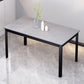 Industrial Style Sintered Stone Dining Table 4 Legs Base Rectangle Table for Home Clearhalo ' dining_table' 'Dining Tables & Seating' 'Dining Tables' 'furn' 'furn_dining_table' 'Furniture' 'furniture_dining_table' 'Kitchen & Dining Furniture' 'kitchen&dining_furn' 'kitchen' 'kitchen_dining_table' 1200x1200_d1a0f241-b1ce-4179-8105-2ed2ad12c174