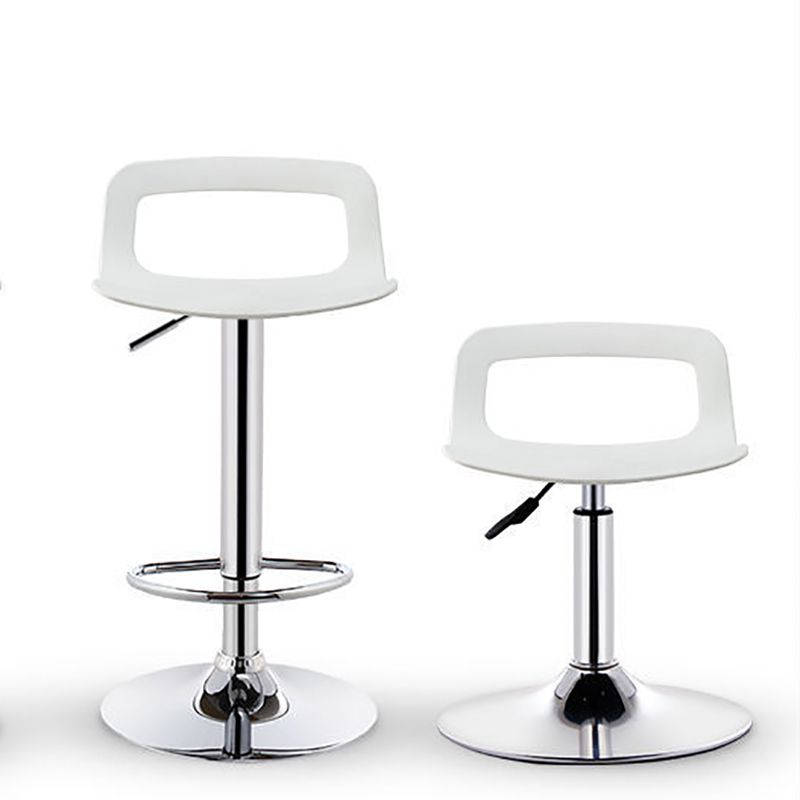 Contemporary Adjustable Height Swivel Bar Stool Home Plastic Footrest Stool Clearhalo 'Bar Furniture' 'Bar Stools' 'bar_stools' 'furn' 'furn_bar_stools' 'furniture_bar_stools' 'Kitchen & Dining Furniture' 'kitchen&dining_furn' 'kitchen' 'kitchen_furn' Furniture' 1200x1200_d1a18a96-ca40-455e-886d-032a85aa18bc