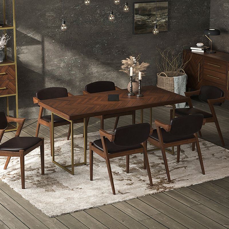 Traditional Luxury Rectangle Dining Table Solid Wood Table for Dining Room Clearhalo ' dining_table' 'Dining Tables & Seating' 'Dining Tables' 'furn' 'furn_dining_table' 'Furniture' 'furniture_dining_table' 'Kitchen & Dining Furniture' 'kitchen&dining_furn' 'kitchen' 'kitchen_dining_table' 1200x1200_d1a1c1c1-81e9-442b-8f2f-92bf3a923e2f