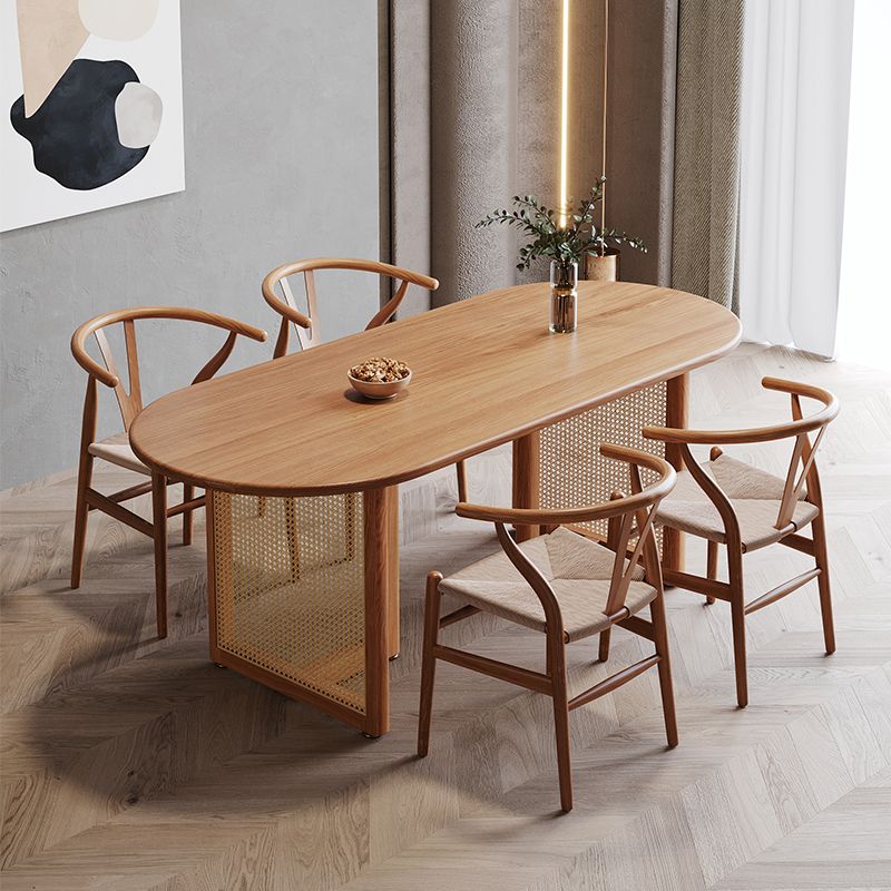 Pine Solid Wood Dining Table Simplicity Style Dinette Table for Indoor Clearhalo ' dining_table' 'Dining Tables & Seating' 'Dining Tables' 'furn' 'furn_dining_table' 'Furniture' 'furniture_dining_table' 'Kitchen & Dining Furniture' 'kitchen&dining_furn' 'kitchen' 'kitchen_dining_table' 1200x1200_d1a2d9b7-86a1-4322-8999-cde28f94d89f