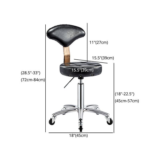 Modern Armless Liftable Counter Stool Iron Bedroom Bar Stool with Cushion and Pedal Clearhalo 'Bar Furniture' 'Bar Stools' 'bar_stools' 'furn' 'furn_bar_stools' 'furniture_bar_stools' 'Kitchen & Dining Furniture' 'kitchen&dining_furn' 'kitchen' 'kitchen_furn' Furniture' 1200x1200_d1a5ddc9-4908-4d7a-9fee-c554e3f81f4c