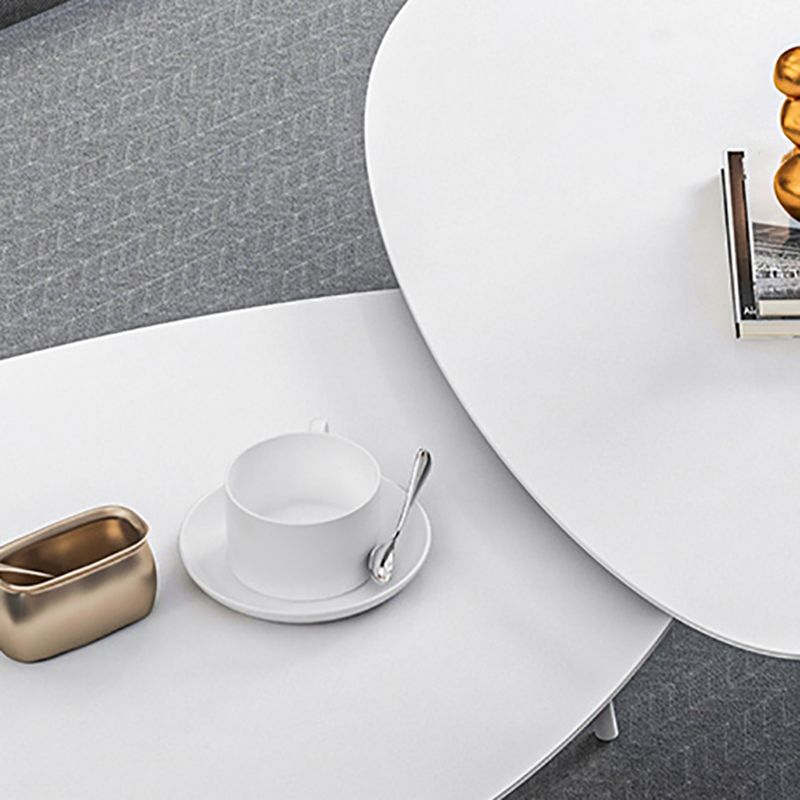 Modern Triangle Slate 3 Legs Coffee Table in Black and White Clearhalo 'Coffee & Accent Tables' 'Coffee Tables' 'coffee_tables' 'Furniture' 'furniture_coffee_tables' 'Living Room Furniture' 1200x1200_d1a5dede-886c-43e8-9008-acc400ce20fc