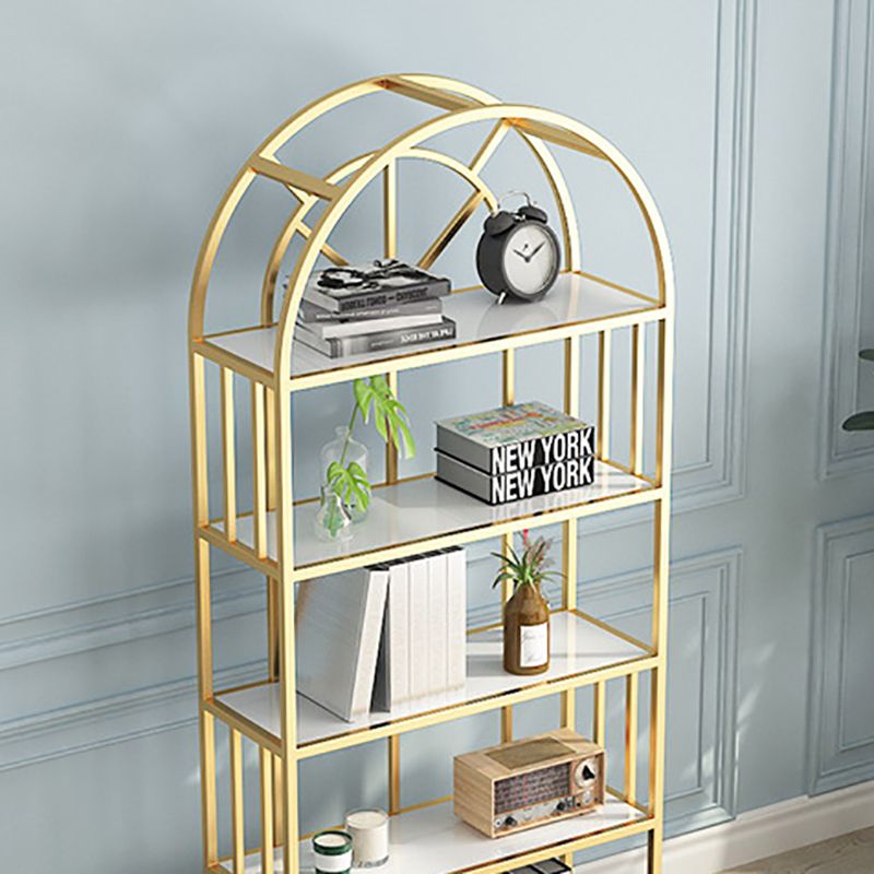 70.9" H X 11.8" W Modern Book Shelf Metal Open Bookcase for Home Office