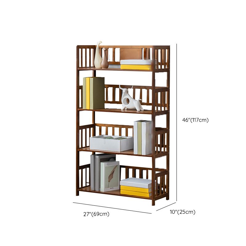 Bibliothèque en bambou standard de la bibliothèque standard à l'arrière contemporain pour le bureau à domicile
