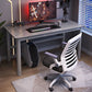 Industrial Rectangular Computer Desk Antique Finish Gaming Desk