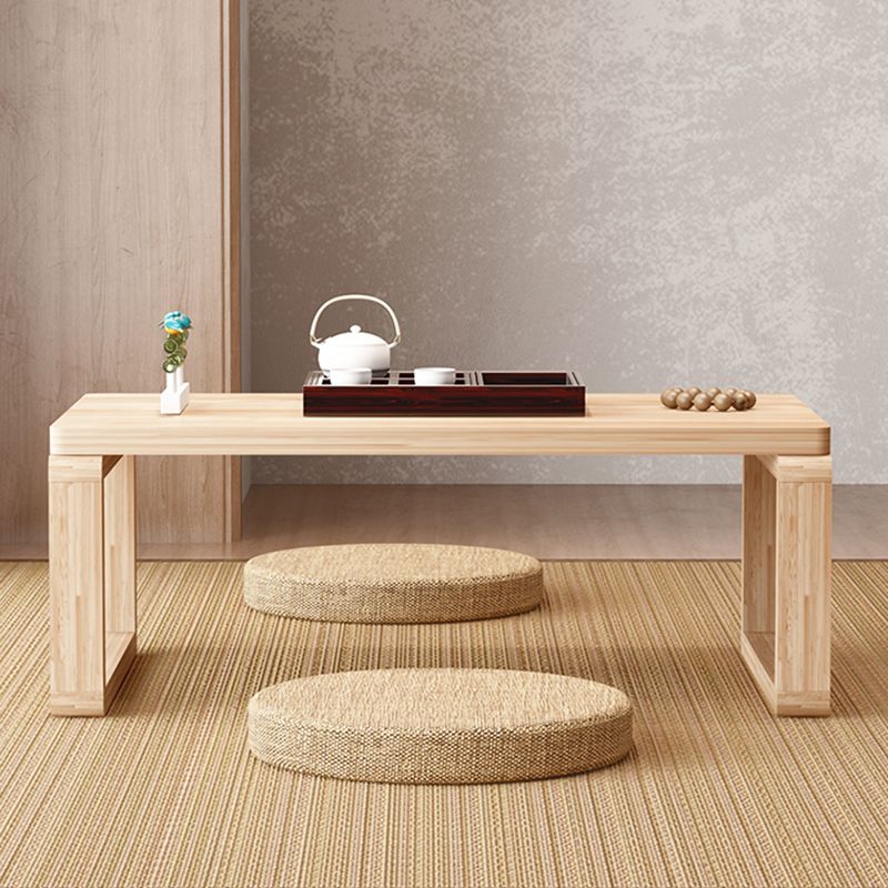 Sled Wooden Coffee Table Nordic Rectangular Single Cocktail Table, 15.75" D x 15.75" H Clearhalo 'Coffee & Accent Tables' 'Coffee Tables' 'coffee_tables' 'furn' 'furn_coffee_tables' 'Furniture' 'Living Room Furniture' 1200x1200_d1b23c9c-cd13-4996-8f2e-a825dbe66073