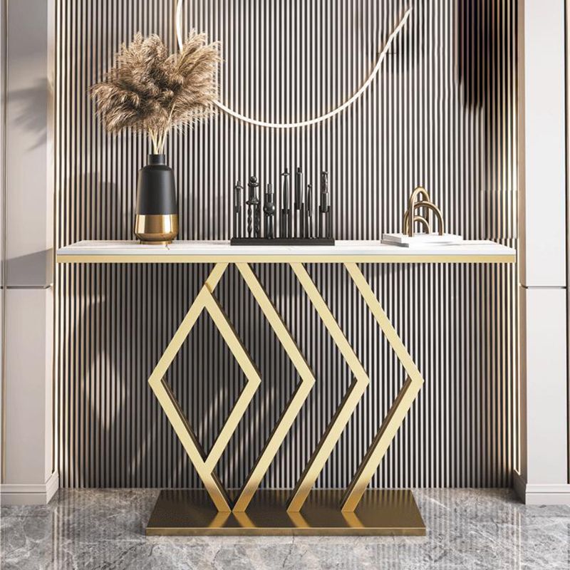 Tabella della console rettangolare moderna tavolo da divano console resistente ai graffi