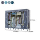 Modern Style Wardrobe Metal 1-Door Wardrobe Closet with Cloth Rod Clearhalo 'Armoires & Wardrobes' 'armoires_wardrobes' 'Bedroom Furniture' 'furn' 'furn_armoires_wardrobes' 'Furniture' 1200x1200_d1b44a99-bddd-4eee-99b0-228729a78777