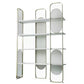 Modern Bookshelf Metal Open Shelf Bookcase with Shelves for Living Room