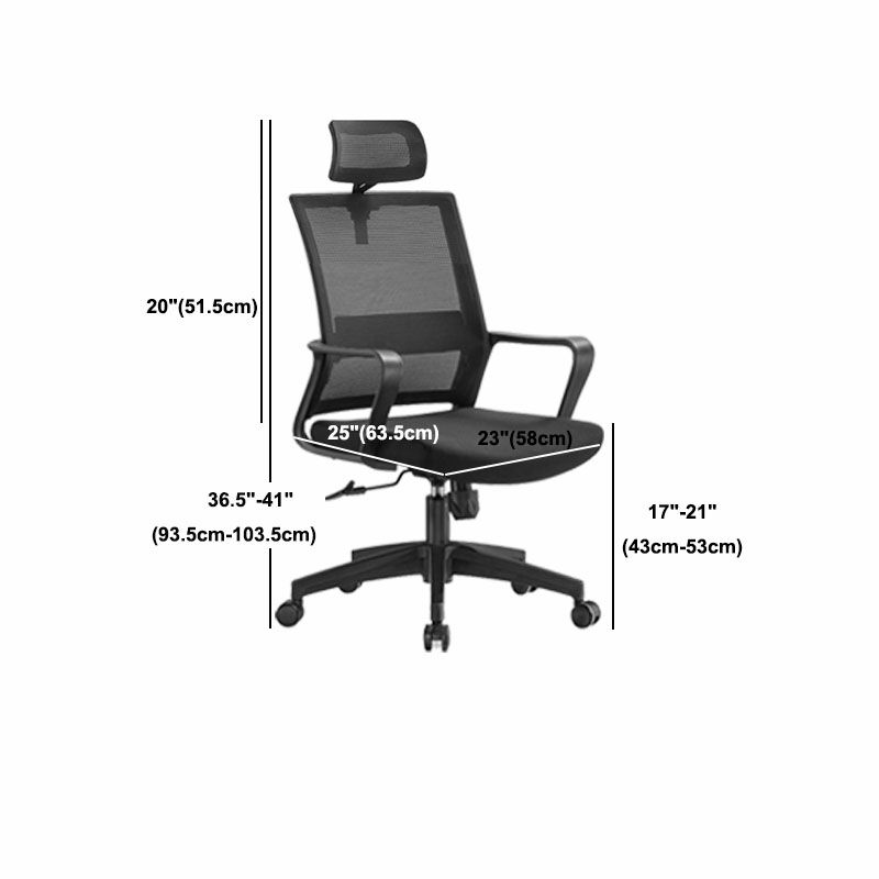 Workspace Office Chair Seat and Mesh in Black Slide Desk Chair Clearhalo 'furn' 'furn_office_chair' 'Furniture' 'Office Chairs' 'Office Furniture' 'office_chair' 1200x1200_d1b5ceae-7b04-4d7d-933f-d08154085bc2