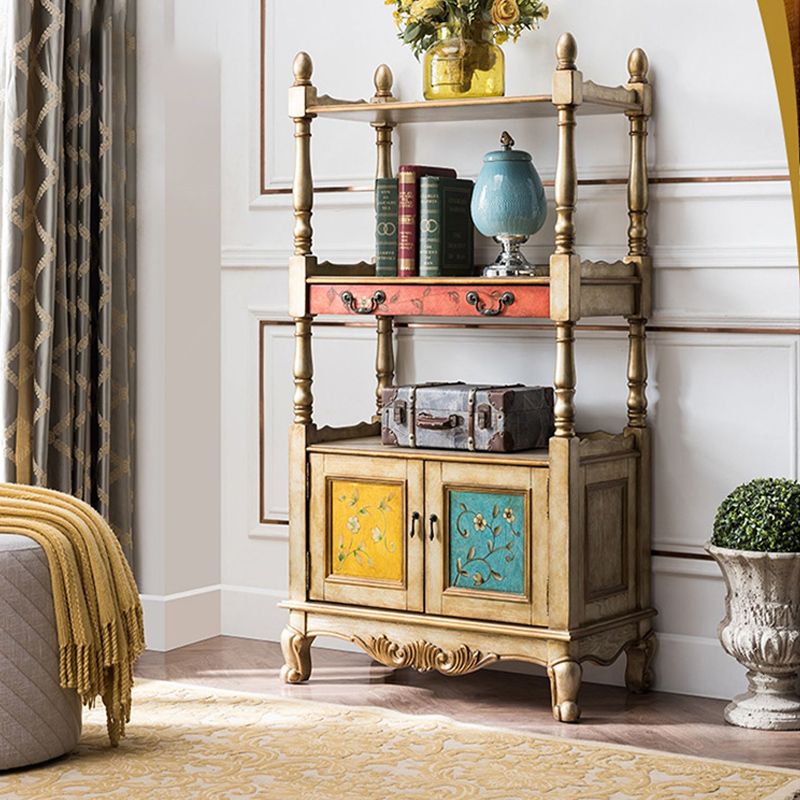 Industrial Rubberwood Chest with Doors Storage Cabinet with Shelves Clearhalo 'Cabinets & Chests' 'cabinets_chests' 'furn' 'furn_cabinets_chests' 'Furniture' 'Living Room Furniture' 1200x1200_d1b6d3b3-26ab-4e6d-904f-824d6a7fc636