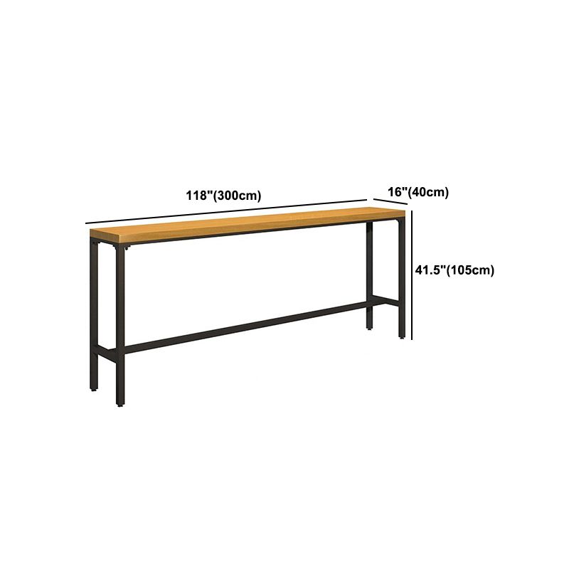 Lujoso juego de mesa rectangular de madera maciza para Bar, mesa de mostrador de 1/6/11 piezas con taburetes altos