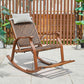 Vintage Style Wood Simple Rocking Chair Lounge Leisure Lazy Chair for Balcony Clearhalo 'Chairs & Seating' 'furn' 'furn_rocking_chairs' 'Furniture' 'Living Room Furniture' 'Rocking Chairs' 'rocking_chairs' 1200x1200_d1b9fff7-714d-4409-ba55-b970533f9c28