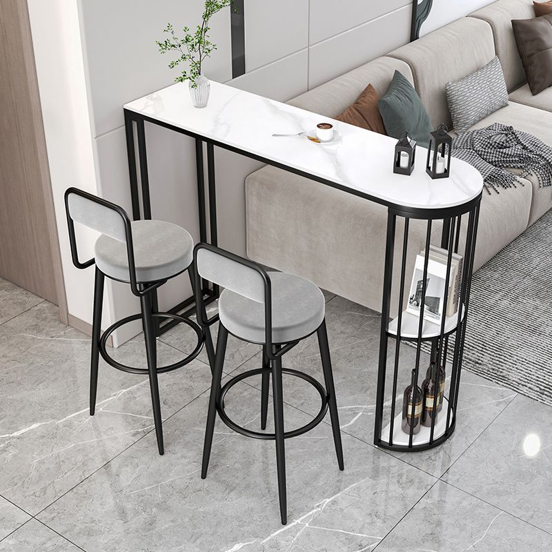 1/3 Pieces Modern Bar Table Set Stone Counter Table with Stools for Kitchen Clearhalo 'Bar Furniture' 'furn' 'furn_home_bar_bar_sets' 'Furniture' 'Home Bars & Bar Sets' 'home_bar_bar_sets' 'Kitchen & Dining Furniture' 1200x1200_d1bab5e5-5fb5-45e2-a535-8dd185e6a0d1