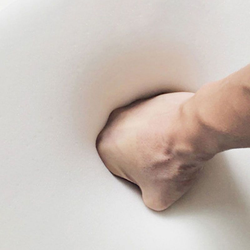 Solid Color Flannel Standard Stool Modern Style Simple Unique Shape Stool Clearhalo 'furn' 'furn_ottomans_poufs' 'Furniture' 'Living Room Furniture' 'Ottomans & Poufs' 'ottomans_poufs' 1200x1200_d1bc26c7-7a15-49fb-a7e3-3c886e79db8d