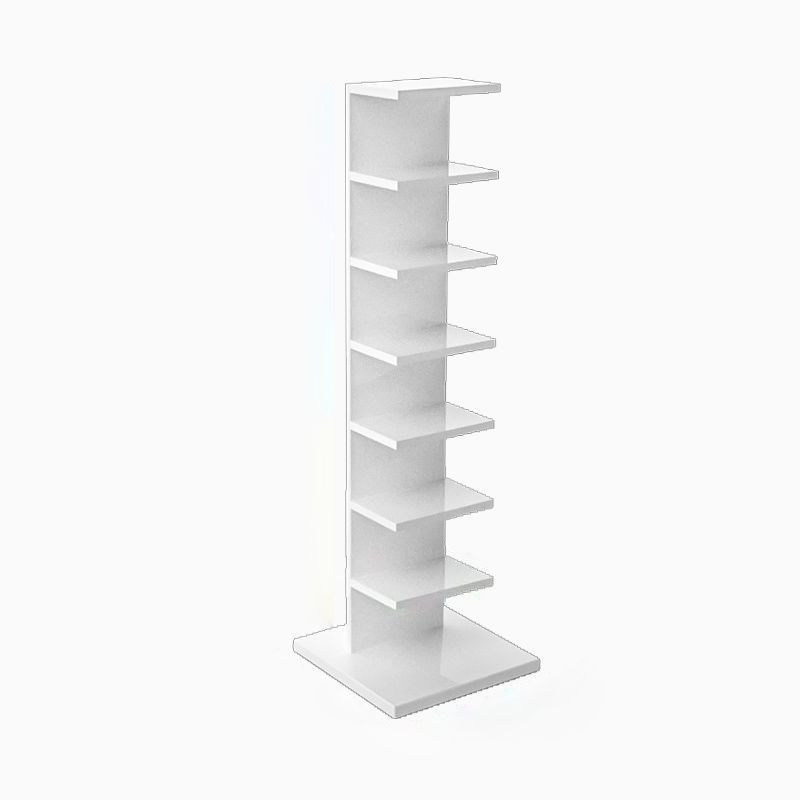 Contemporary Corner Closed Back Bookshelf Manufactured Wood Frame and Shelf Clearhalo 'Bookcases' 'Furniture' 'furniture_bookcases' 'kitchen' 'kitchen_bookcases' 'Living Room Furniture' 'Office Furniture' 1200x1200_d1bcc5cb-6761-4d41-bccb-8b7fc1831249