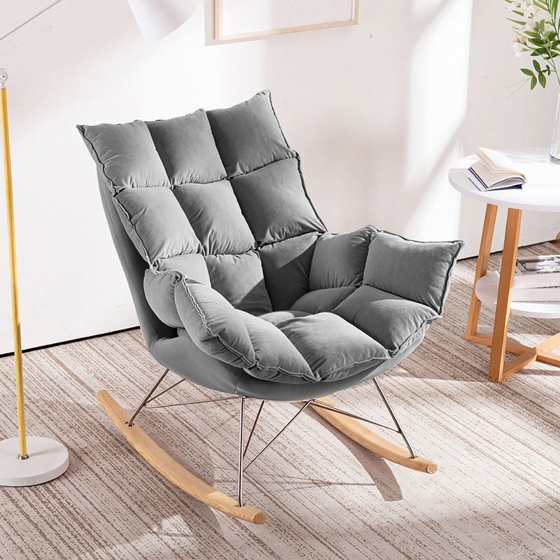 Modern Indoor Sofa Rocking Chair Mother Feeding Rocking Chair with ...