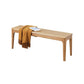 Modern Solid Wood Seating Bench 11.8" W Ottoman Bench with Legs Clearhalo 'Benches' 'Chairs & Seating' 'furn' 'furn_benches' 'Furniture' 'Living Room Furniture' 1200x1200_d1c3646c-c56b-4df4-97ec-60a4d2ac21a1