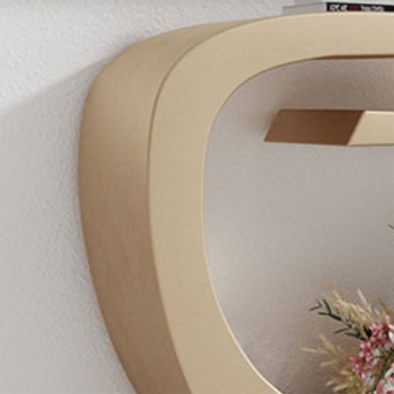 Tabla de acento de consola contemporánea con soporte de acero para Hall