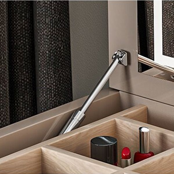 Contemporary Bedroom Makeup Vanity Desk Wood Vanity Dressing Table with Drawer