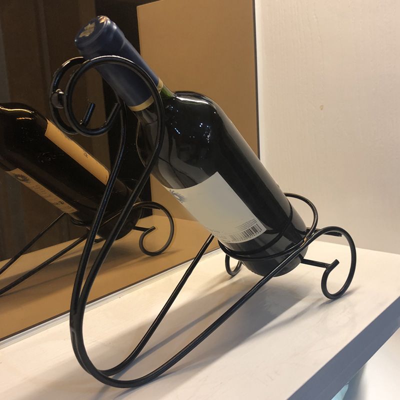 Modern Tabletop Wine Bottle Rack Metal Wine Bottle Rack for Home Clearhalo 'furn' 'furn_wine_racks' 'Furniture' 'Kitchen & Dining Furniture' 'Wine Racks' 'wine_racks' 1200x1200_d1c7d4ad-968f-44ec-ae13-f20844ce45a4