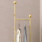 Modern Metal Hall Stand Hanging Rail Storage Shelving and Hooks Entryway Kit
