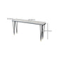Modern Bar-height Table Stone Top Bistro Pub Table with Four Legs Clearhalo 'Bar Furniture' 'Bar Tables' 'bar_tables' 'furn' 'furn_bar_tables' 'Furniture' 'Kitchen & Dining Furniture' 1200x1200_d1ca4adb-3ce4-4e98-8ac1-6400c5dd5821