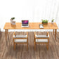 Modern Style Office Desk Curved Solid Wood Parsons Desk for Home Clearhalo 'furn' 'furn_office_desk' 'Furniture' 'Office Desks' 'Office Furniture' 'office_desk' 1200x1200_d1ccb7c6-091a-481a-a995-b5f1f0f5a761