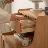 Glass Paned Living Room Contemporary Solid Wood Accent Cabinet with Drawer Clearhalo 'Cabinets & Chests' 'cabinets_chests' 'furn' 'furn_cabinets_chests' 'Furniture' 'Living Room Furniture' 1200x1200_d1cf1878-f29b-4a4f-97cd-4b7f5dd12724