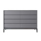 Contemporary Rectangle Accent Chest, Wooden Chest in Grey with Drawers Clearhalo 'Cabinets & Chests' 'cabinets_chests' 'furn' 'furn_cabinets_chests' 'Furniture' 'Living Room Furniture' 1200x1200_d1d02d04-09aa-434a-82a4-45f5e248aa21