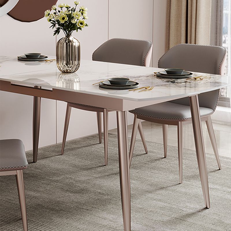 Table à manger extensible rectangle table à manger moderne pour salle à manger