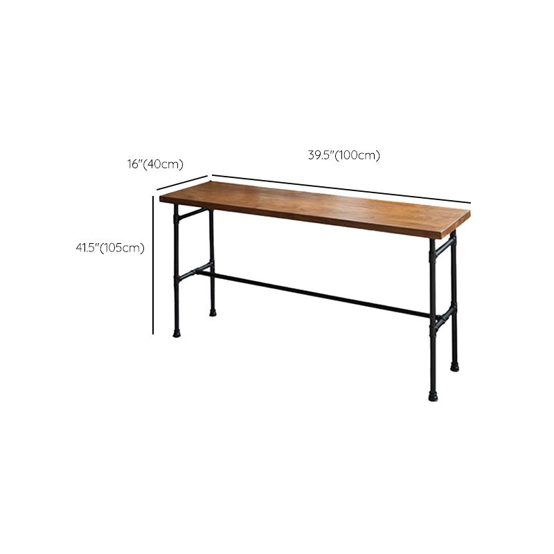 1/9 stukken tafel en ontlasting set vaste houten tellerhoogte pub set