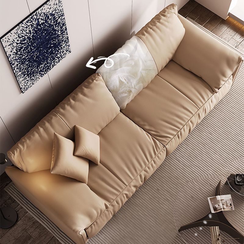 Véritable cuir à 2 places Couleur solide Siège serré Pilonner le bras de haut du bras