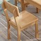 Industrial Wood Open Back Dining Side Chair 15'' Wide Indoor Dining Chair Clearhalo ' kitchen&dining_furn' 'Dining Chairs' 'Dining Tables & Seating' 'dining_chair' 'furn' 'furn_dining_chair' 'Furniture' 'furniture_dining_chair' 'Kitchen & Dining Furniture' 'kitchen' 1200x1200_d1d4172f-c064-4ebc-8602-06493aa6e28a