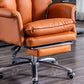 Modern Leather Armless Office Chair No Distressing Ergonomic Desk Chair with Wheels Clearhalo 'furn' 'furn_office_chair' 'Furniture' 'Office Chairs' 'Office Furniture' 'office_chair' 1200x1200_d1d57e9d-b40e-46a3-b46e-d48cad822370