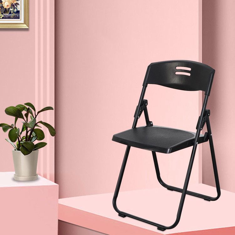 Contemporary Metal Plastic Home Side Chair Armless Open Back Dining Side Chair Clearhalo ' kitchen&dining_furn' 'Dining Chairs' 'Dining Tables & Seating' 'dining_chair' 'furn' 'furn_dining_chair' 'Furniture' 'furniture_dining_chair' 'Kitchen & Dining Furniture' 'kitchen' 1200x1200_d1d74532-6e2b-4e75-bd85-435d54bc961c