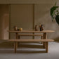 Pine Wood Top Dining Table Modern Oval Table with Sled Base in Brown Clearhalo 'Dining Tables & Seating' 'Dining Tables' 'dining_table' 'furn' 'furn_dining_table' 'Furniture' 'furniture_dining_table' 'Kitchen & Dining Furniture' 'kitchen' 'kitchen_dining_table' 1200x1200_d1d7c7f4-ad43-4d4d-98a2-33ca700fff02