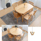 Modern Wooden Foldable Furniture Standard Height Formal Dining Room Table Set for Home Use Clearhalo 'Dining Room Sets' 'Dining Tables & Seating' 'dining_room_set' 'furn' 'furn_dining_room_set' 'Furniture' 'furniture_dining_room_set' 'Kitchen & Dining Furniture' 'kitchen&dining_furn' 'kitchen' 1200x1200_d1d8f2ec-d44f-4266-b8cd-c9c3dbdc9e60