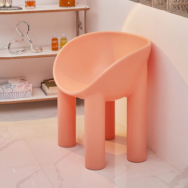 Nordic Style Dining Chairs Kitchen Arm Side Chairs with Plastic Legs (Set of 2) Clearhalo ' kitchen&dining_furn' 'Dining Chairs' 'Dining Tables & Seating' 'dining_chair' 'furn' 'furn_dining_chair' 'Furniture' 'furniture_dining_chair' 'Kitchen & Dining Furniture' 'kitchen' 1200x1200_d1da3c04-d648-4e44-80e4-aa86dc74c2a1