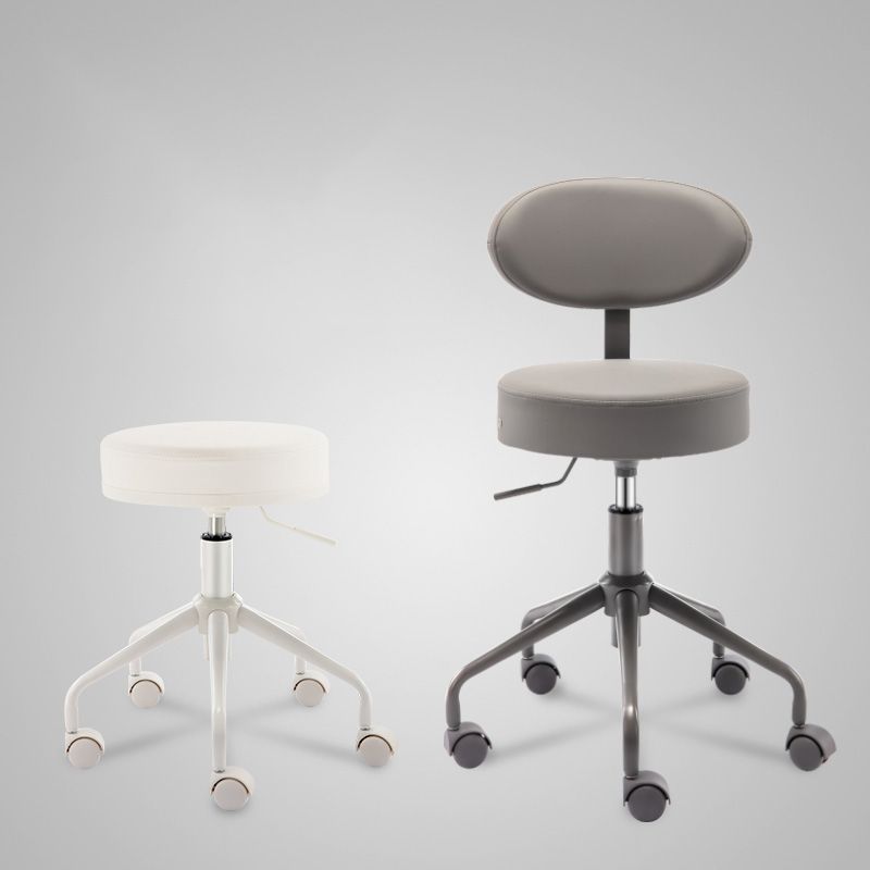Adjustable Modern Counter Bar Stool Armless Leather Bar Stool with Swivel Clearhalo 'Bar Furniture' 'Bar Stools' 'bar_stools' 'furn' 'furn_bar_stools' 'furniture_bar_stools' 'Kitchen & Dining Furniture' 'kitchen&dining_furn' 'kitchen' 'kitchen_furn' Furniture' 1200x1200_d1da40f8-82be-4d08-9535-ad914bb0f335