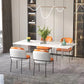 Modern 1/5 Pieces Dining Set Rectangle Stone Dining Table for Dining Room Clearhalo 'Dining Room Sets' 'Dining Tables & Seating' 'dining_room_set' 'furn' 'furn_dining_room_set' 'Furniture' 'Kitchen & Dining Furniture' 1200x1200_d1dbe399-7e08-434d-a6c5-7e30c480e36a