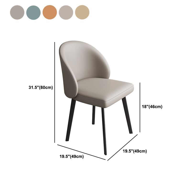 Modern Armless Dining Chairs Black Solid Wood and Metal Frame Side Chair Clearhalo 'Dining Chairs' 'Dining Tables & Seating' 'dining_chair' 'furn' 'furn_dining_chair' 'Furniture' 'Kitchen & Dining Furniture' 1200x1200_d1dcb573-15b2-42f7-8267-2c29ade1022b