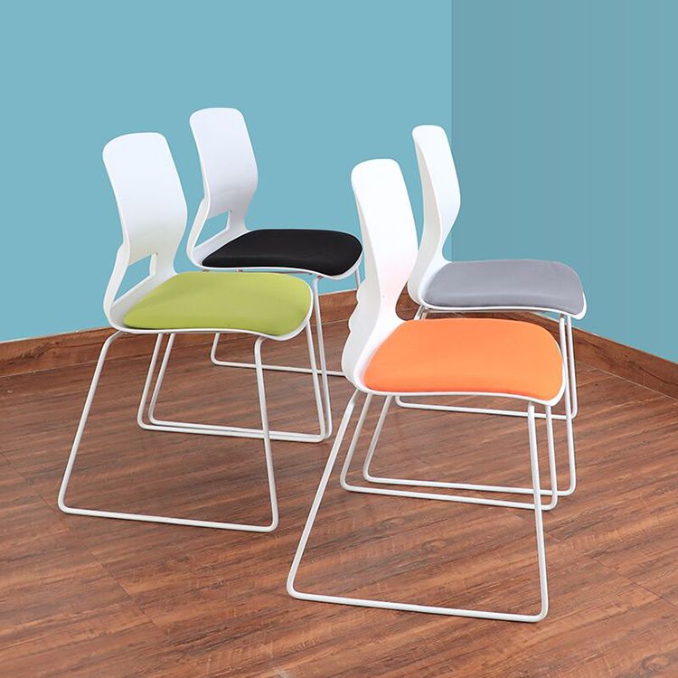 Mesh Fabric Seat Conference Chair Armless Modern Ergonomic Chair for Office Clearhalo 'furn' 'furn_office_chair' 'Furniture' 'Office Chairs' 'Office Furniture' 'office_chair' 1200x1200_d1de838b-22aa-454e-b90b-901a64a6dbcf