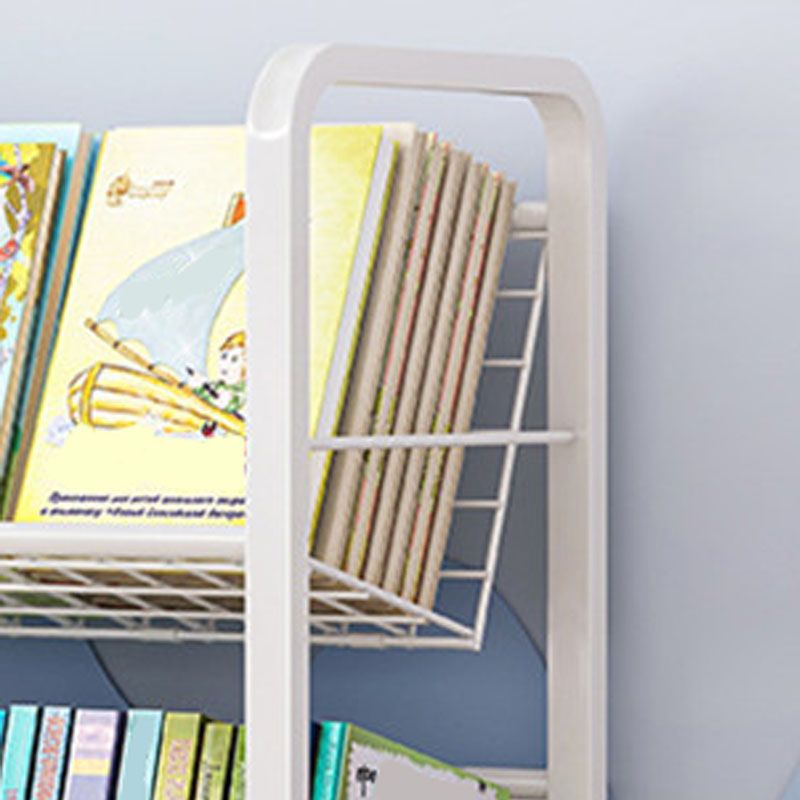 Metal Bookcase Matter Finish Contemporary Etagere Shelf Bookcase Clearhalo 'Bookcases' 'furn' 'furn_bookcases' 'Furniture' 'Office Furniture' 1200x1200_d1e44899-e13d-473b-9509-3390954134a1