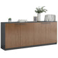 Lateral Filing Cabinet Contemporary File Cabinet with Storage