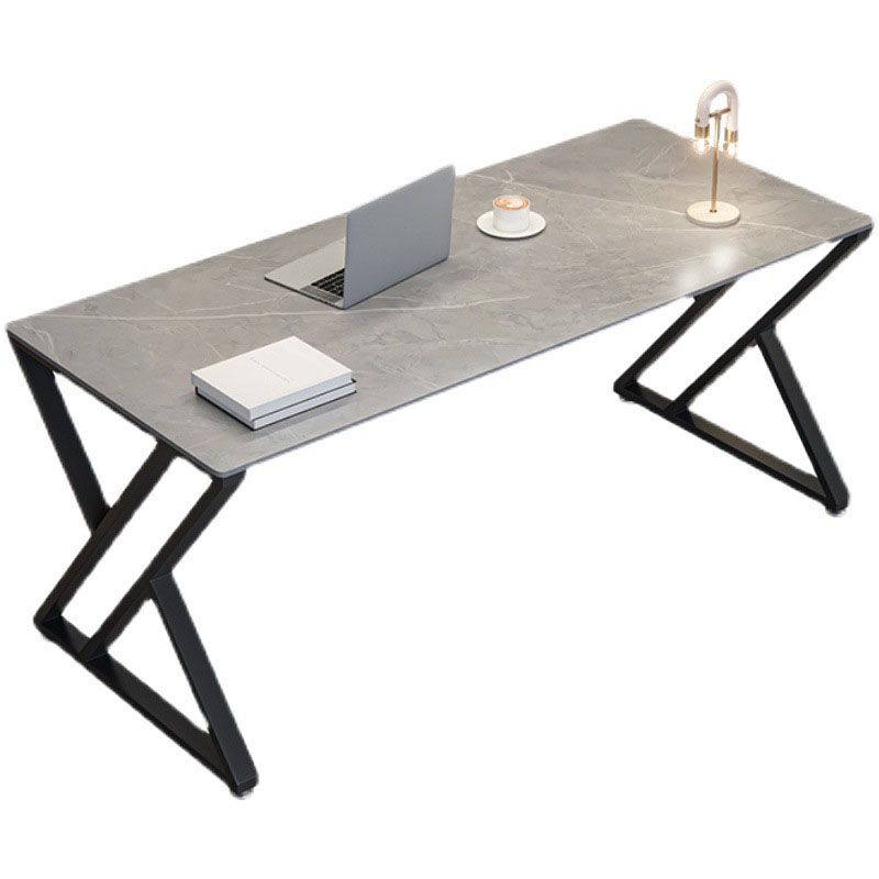 Simple Modern 30" H Desk Rectangular Sled Slate Desk for Home Clearhalo 'furn' 'furn_office_desk' 'Furniture' 'Office Desks' 'Office Furniture' 'office_desk' 1200x1200_d1e66b66-e752-4d7f-8115-640d6f1a68da