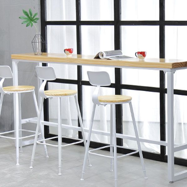 Industrial Bar Table Set 1/2/4/7 Pieces Solid Wood Counter Table Set for Indoor Clearhalo 'Bar Furniture' 'furn' 'furn_home_bar_bar_sets' 'Furniture' 'Home Bars & Bar Sets' 'home_bar_bar_sets' 'Kitchen & Dining Furniture' 1200x1200_d1e9fa87-65af-4716-bd5e-b92008c9a5c4