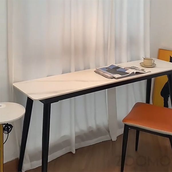 Industrial Rectangular Writing Desk Home Stone Office Desk with Metal Legs Clearhalo 'furn' 'furn_office_desk' 'Furniture' 'Office Desks' 'Office Furniture' 'office_desk' 1200x1200_d1ea9ec2-c47a-4874-bc50-6f09f715ecf5