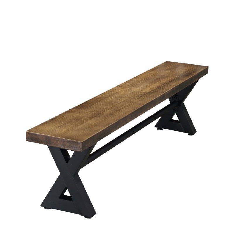 11.7-inch Width Solid Color Seating Bench Mid-Century Modern Rectangle Bench Clearhalo 'Benches' 'Chairs & Seating' 'furn' 'furn_benches' 'Furniture' 'Living Room Furniture' 1200x1200_d1eb3bc6-c178-49f8-8ef2-547a142aa3ac